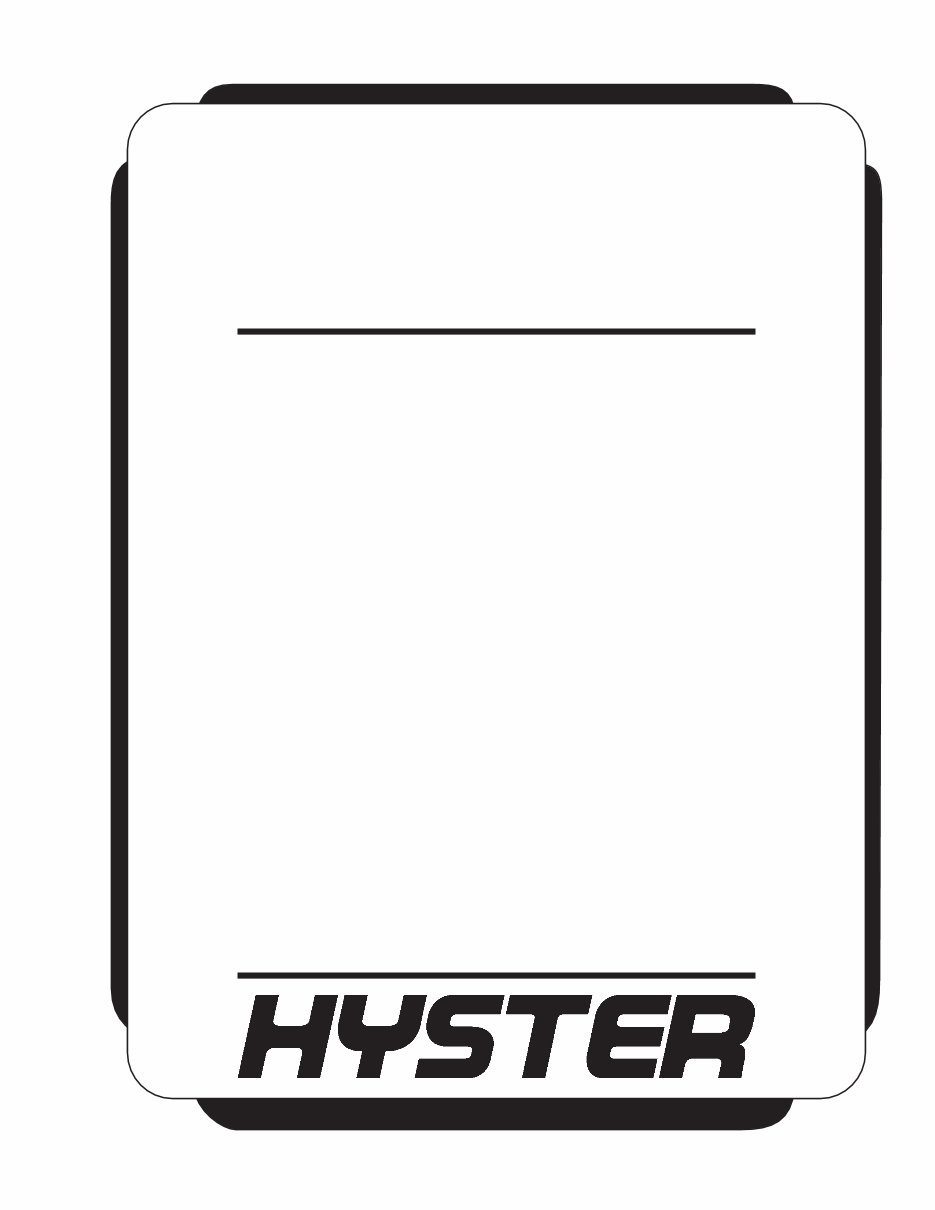 Hyster Challenger H177 (H45XM, H50XM, H55XM, H60XM, H65XM) Forklift Parts Manual preview img 1