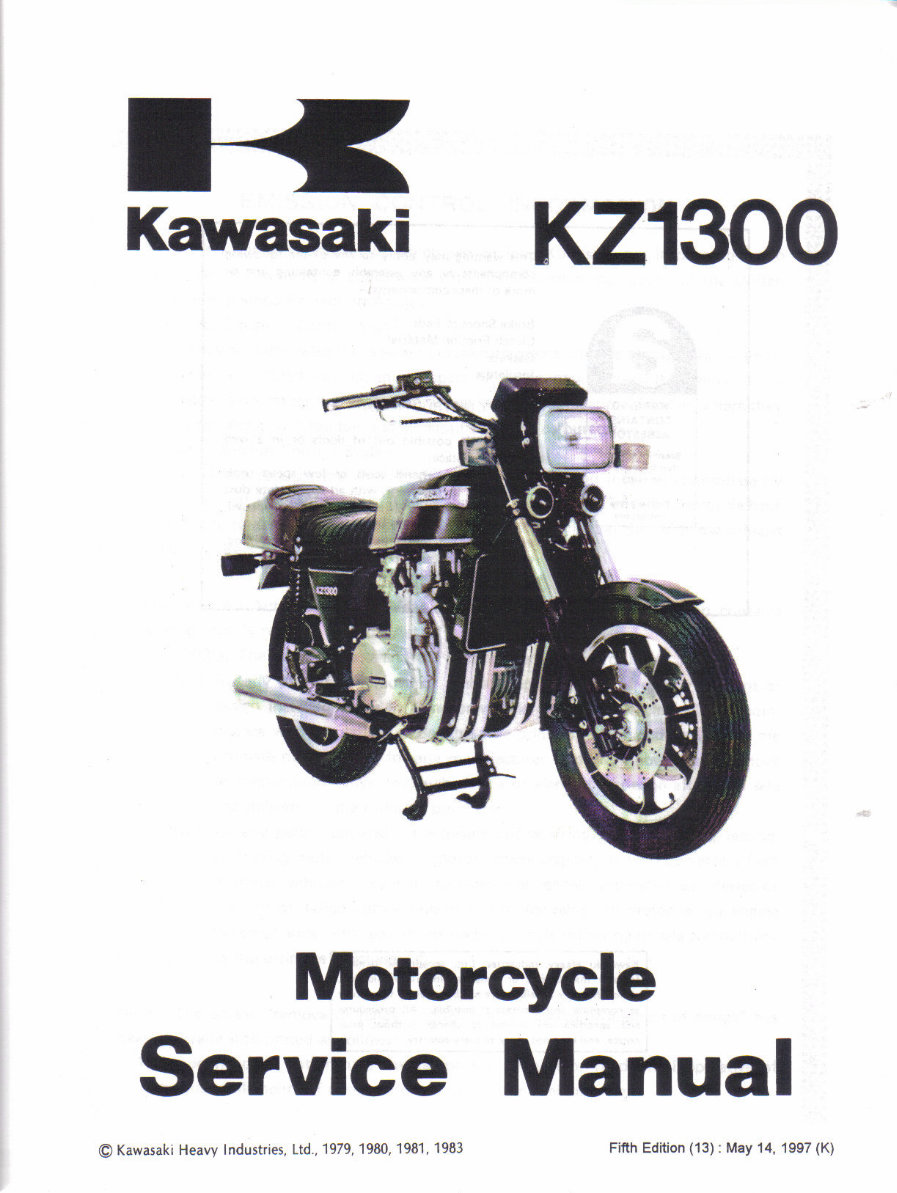 1979-1983 Kawasaki Kz1300 Service Repair Manual KZ-1300 | Download