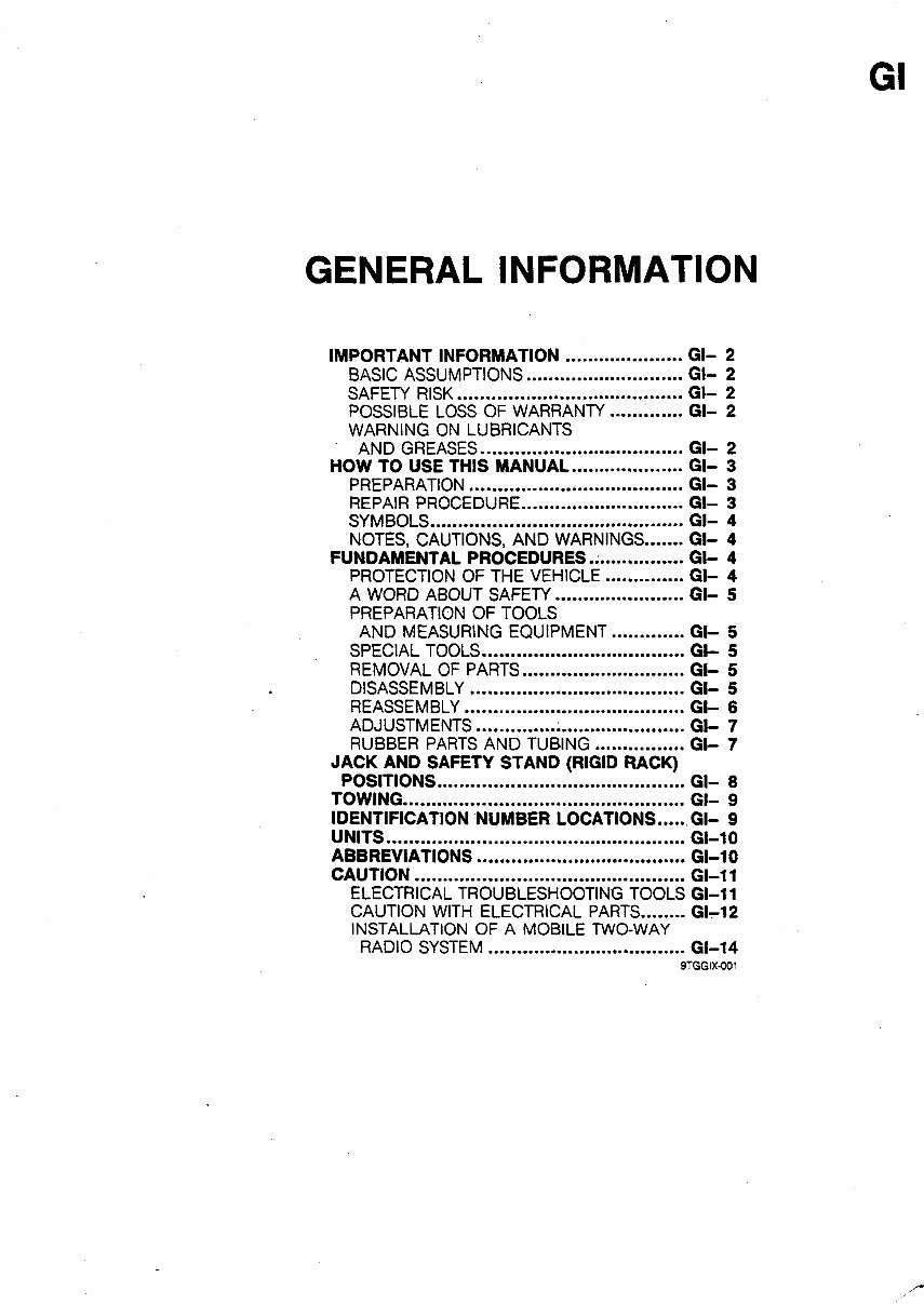 1989-2000 Ford Trader Mazda T Truck Service & Repair Manual preview img 2