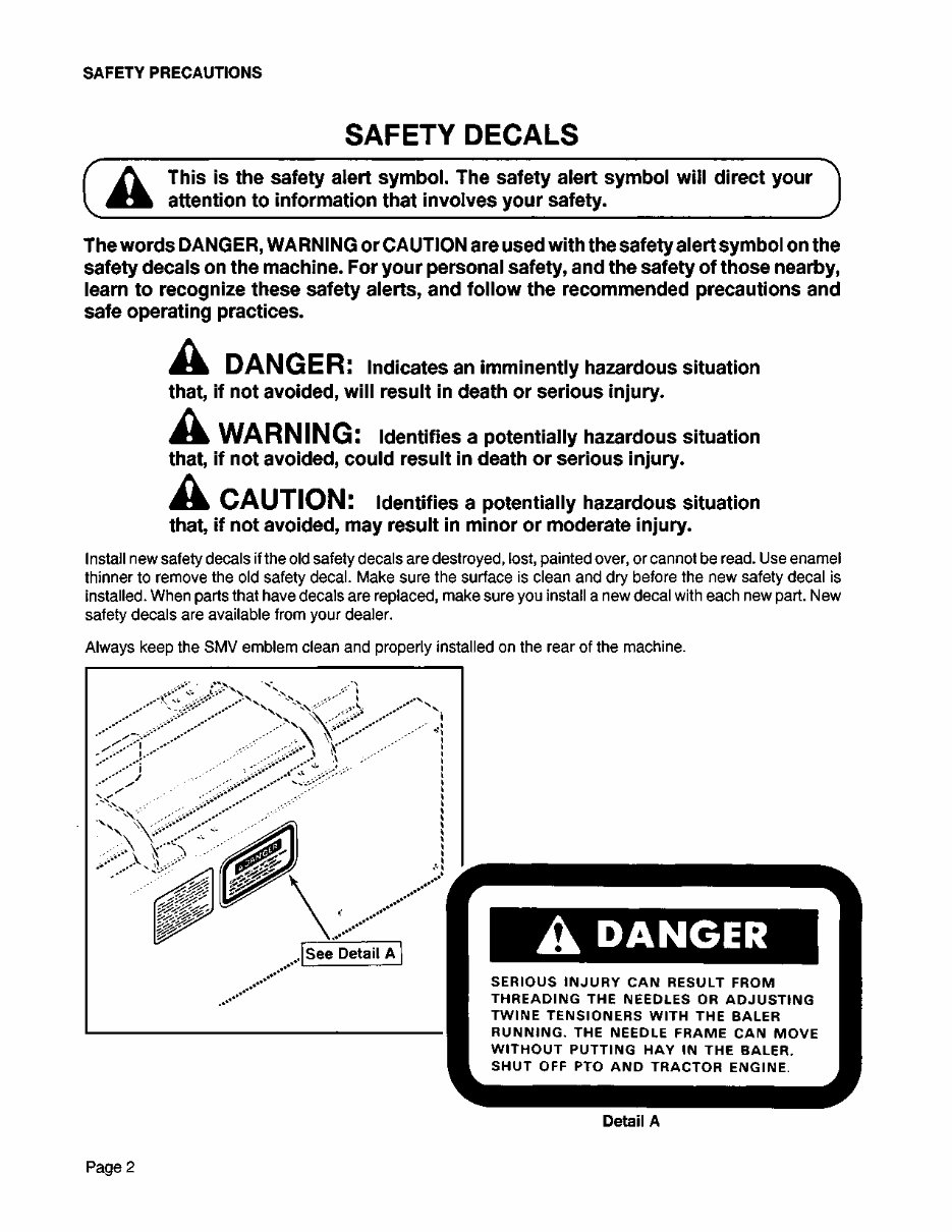 CASE IH 8555 SQUARE BALER Operators Manual preview img 10