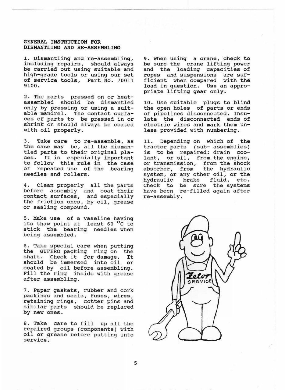 Zetor 6320 Tractor Factory Service Repair Manual preview img 4