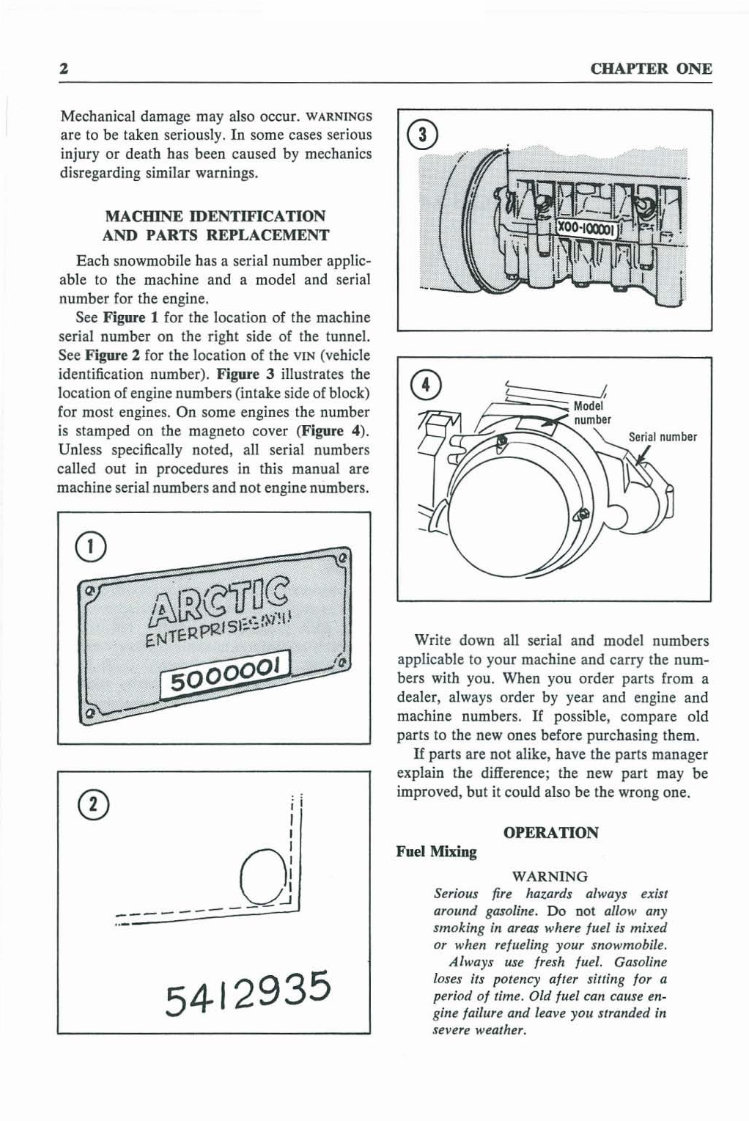 1974 ARCTIC CAT PANTHER 440 VIP Factory Service & Work Shop Manual preview img 10