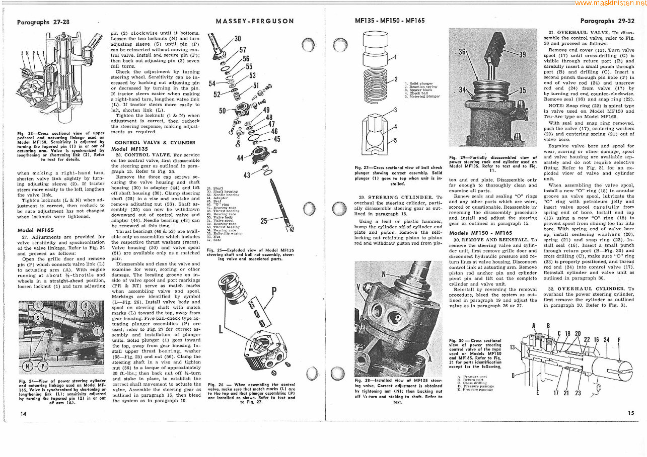 Massey Ferguson MF135 MF 135 Tractor Service Repair Manual preview img 9