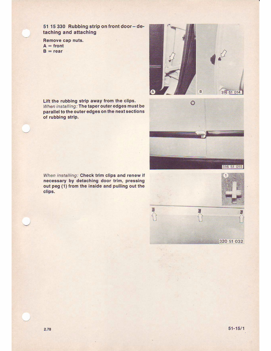BMW 315 - 323i (E21) CAR Service & Repair Manual - ! preview img 10