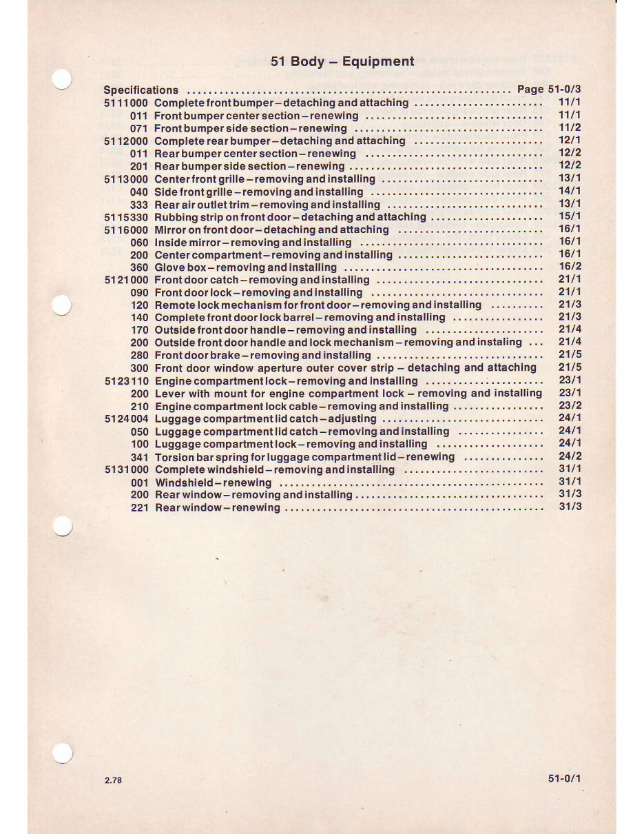 BMW 315 - 323i (E21) CAR Service & Repair Manual - ! preview img 2