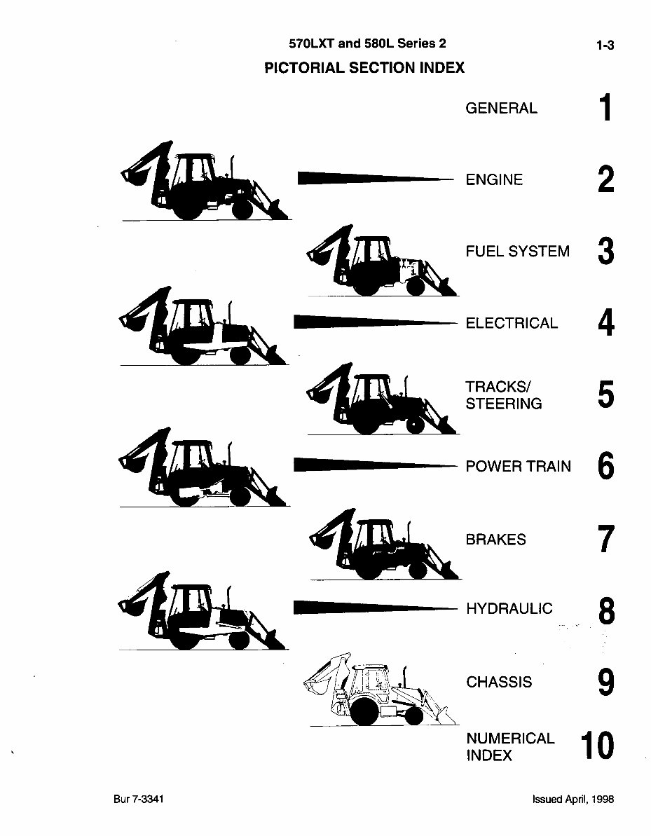 Case 570LXT & 580L Series 2 Loader Backhoe Tractor Parts Manual preview img 3