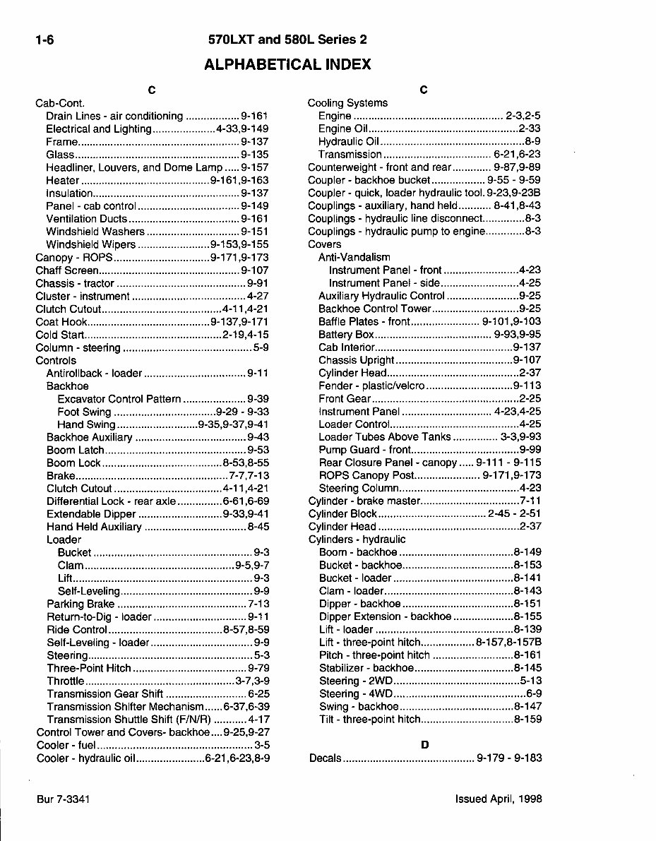 Case 570LXT & 580L Series 2 Loader Backhoe Tractor Parts Manual preview img 6