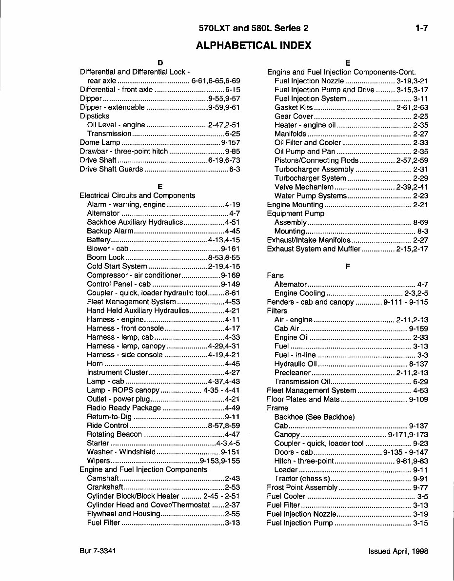 Case 570LXT & 580L Series 2 Loader Backhoe Tractor Parts Manual preview img 7