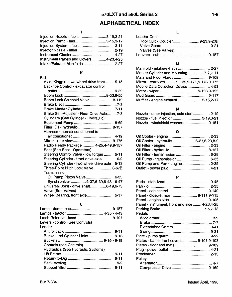 Case 570LXT & 580L Series 2 Loader Backhoe Tractor Parts Manual preview img 9