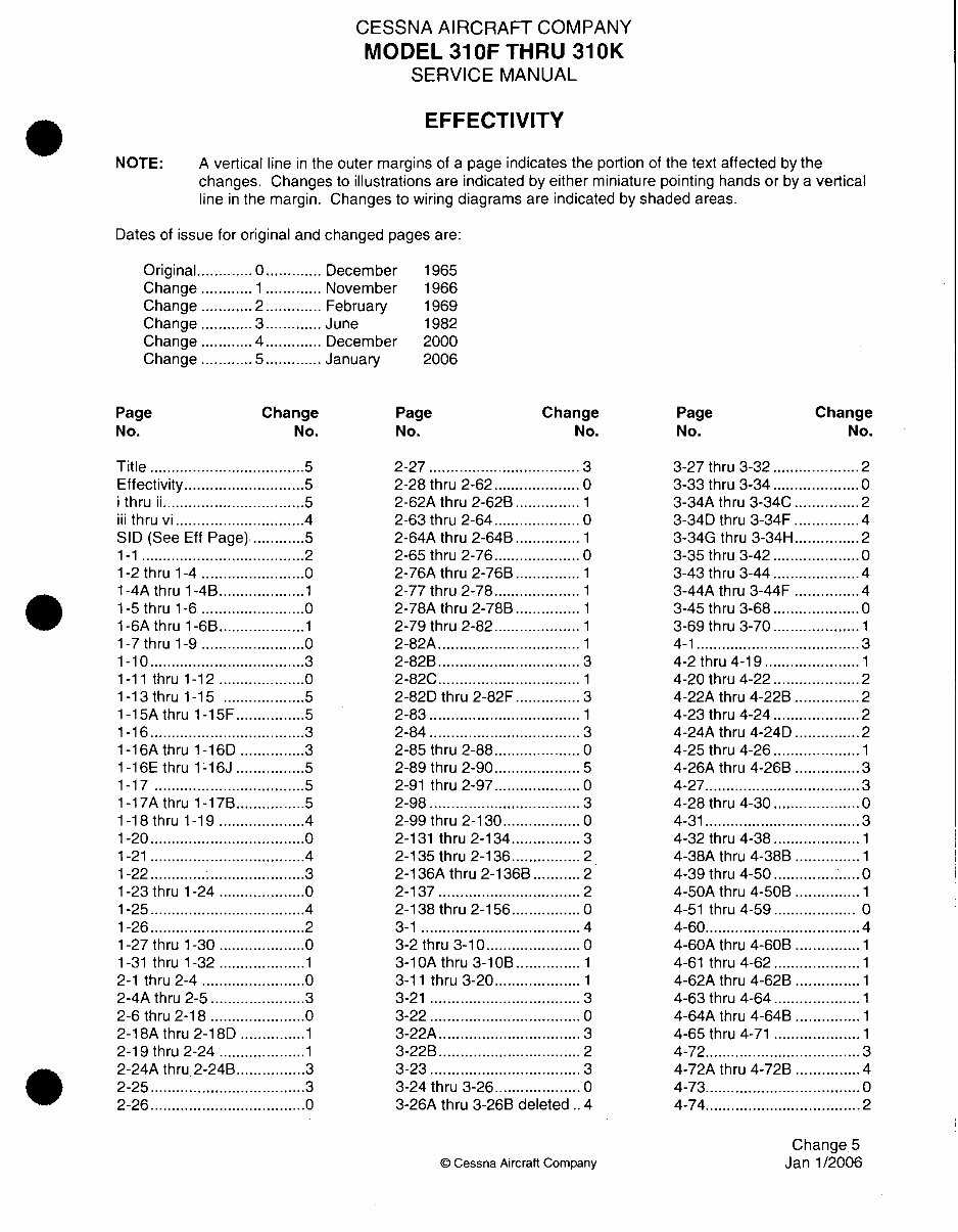 Cessna 310F 310G 310H 310I 310J 310K Service Repair Manual - IMPROVED - preview img 2