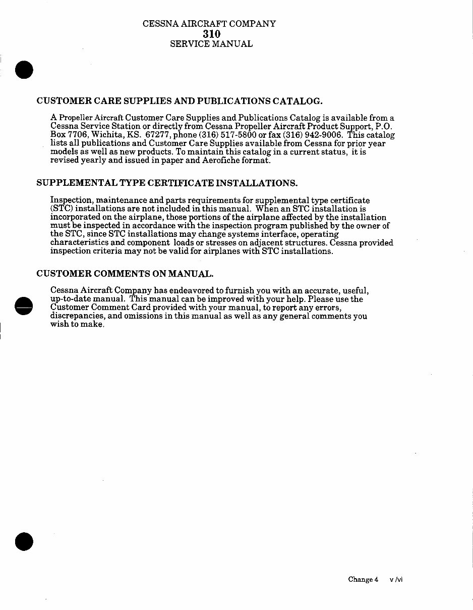 Cessna 310F 310G 310H 310I 310J 310K Service Repair Manual - IMPROVED - preview img 8