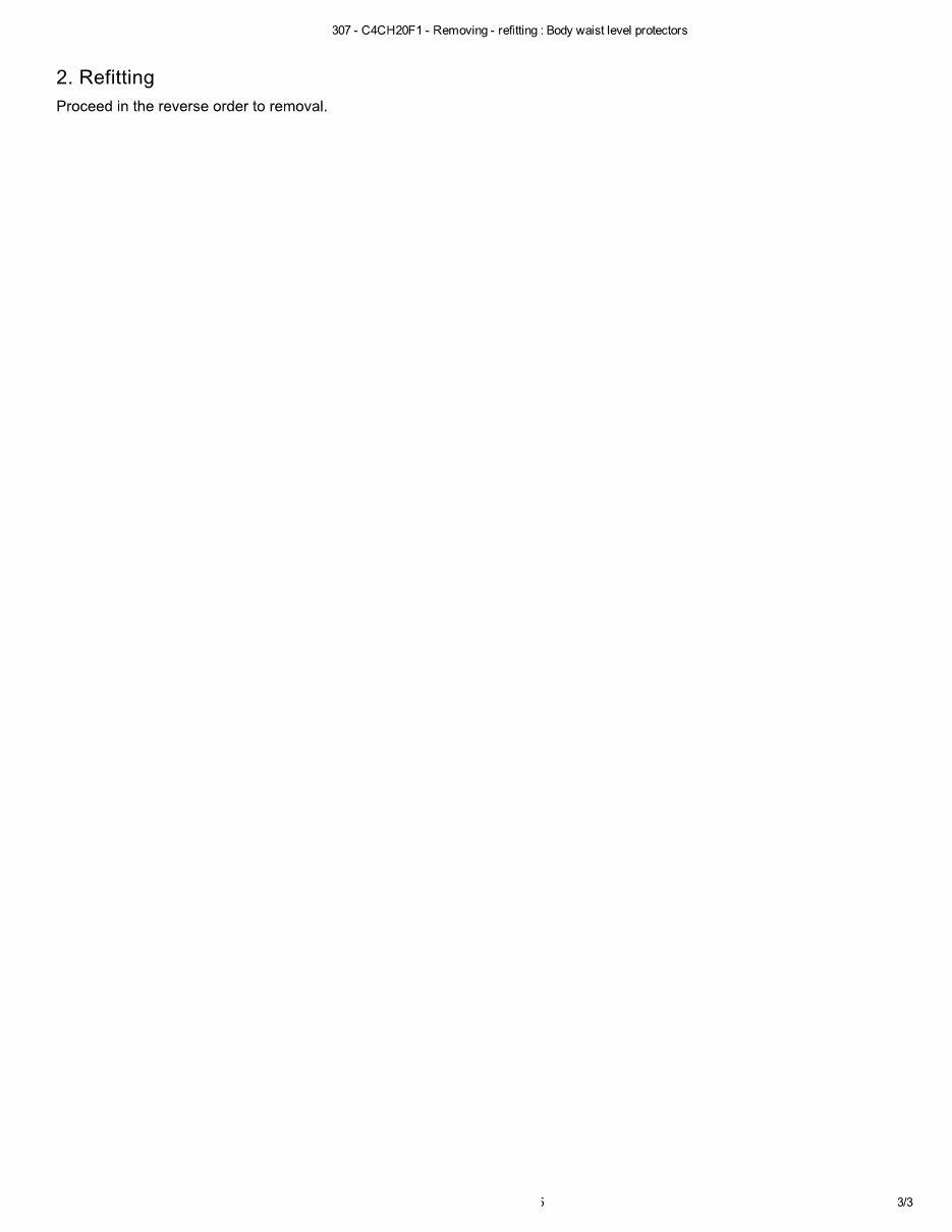 2006 PEUGEOT 307CC Service and Repair Manual preview img 8