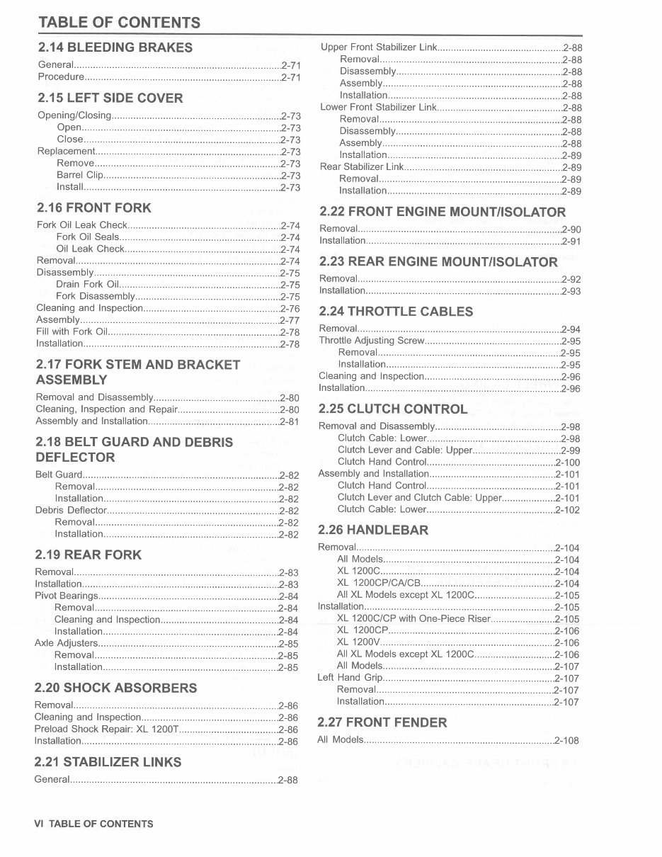 2015 Harley Davidson XL1200X Forty-Eight Service & Repair Manual preview img 10