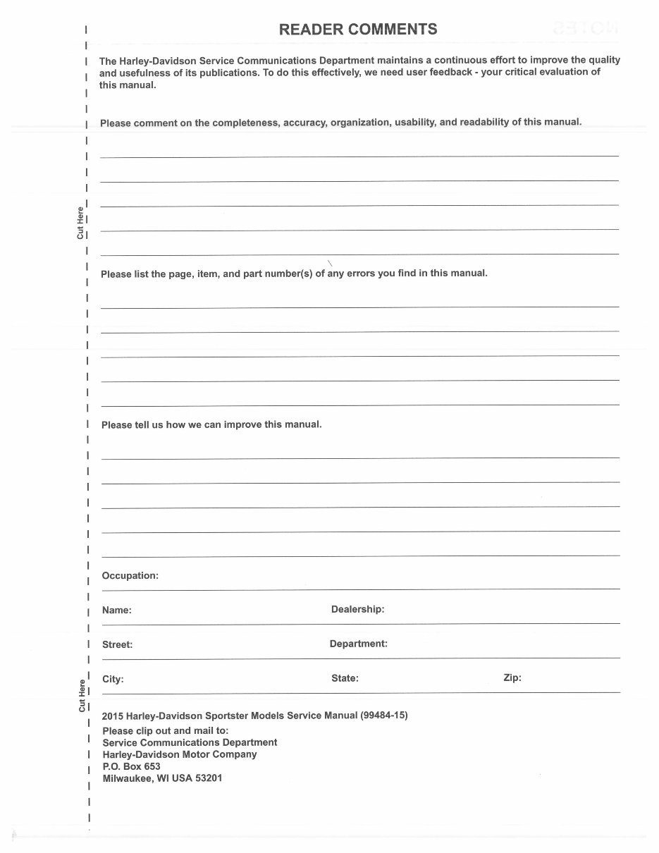 2015 Harley Davidson XL1200X Forty-Eight Service & Repair Manual preview img 3