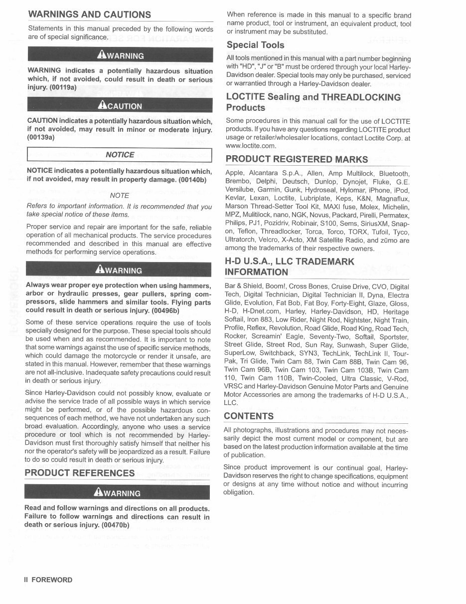 2015 Harley Davidson XL1200X Forty-Eight Service & Repair Manual preview img 6