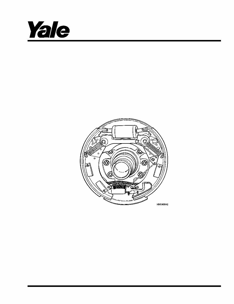 YALE A839 ERC070HG, ERC080HG, ERC100HG, ERC120HG Lift Truck Service Repair Manual preview img 1