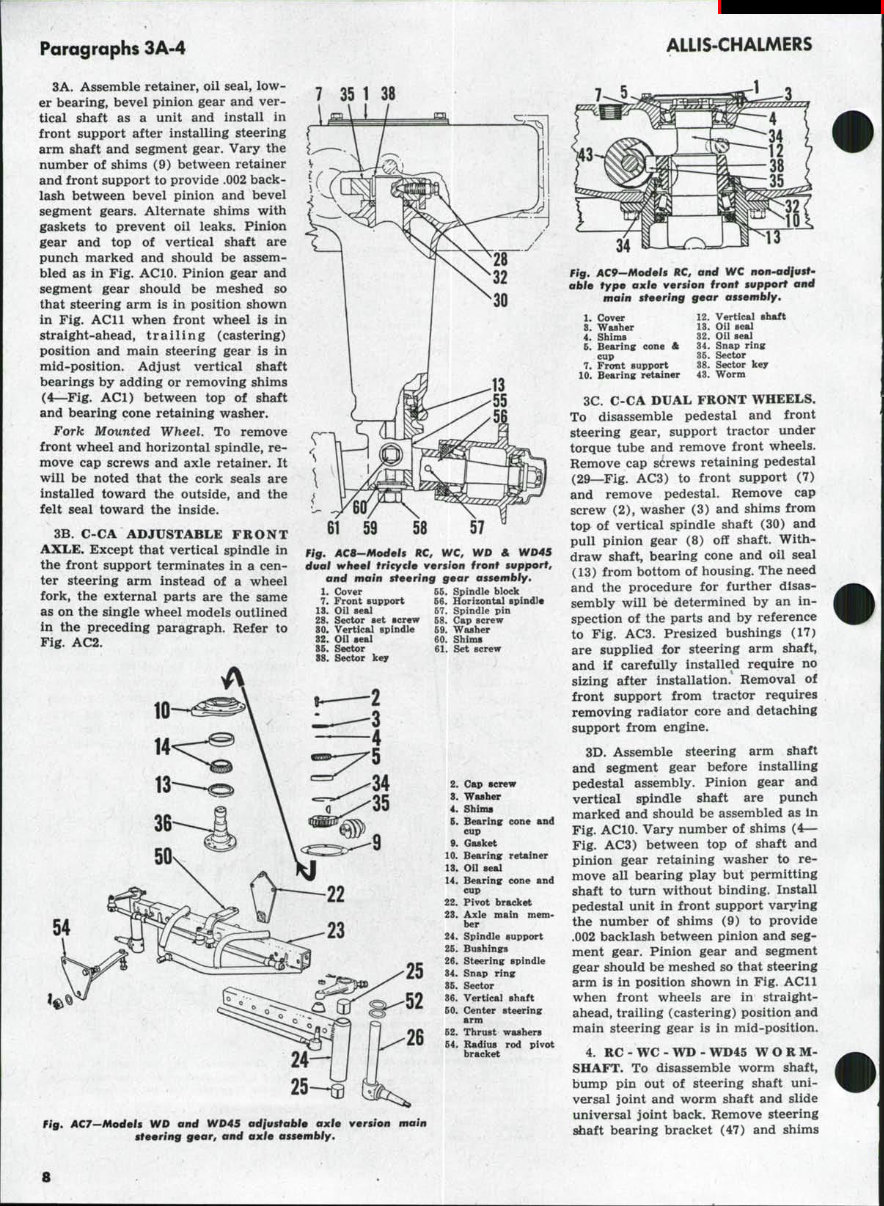Allis Chalmers WD45 Tractor OEM Service & Repair Manual preview img 7
