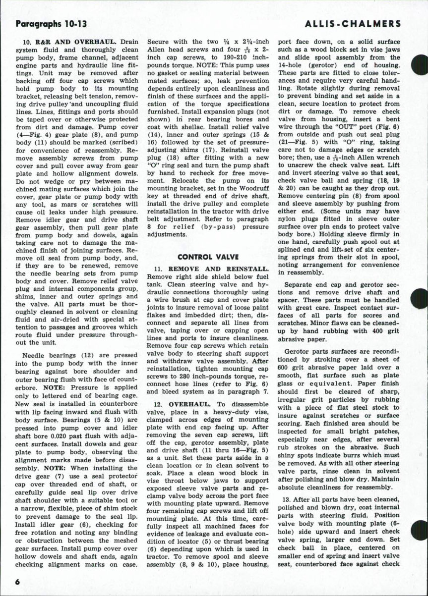 Allis Chalmers 160 Tractor Shop Service Repair Manual - INSTANT preview img 5