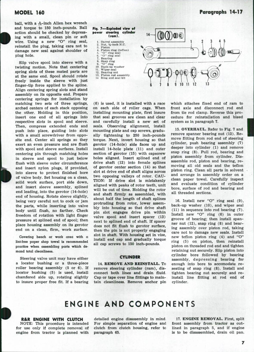 Allis Chalmers 160 Tractor Shop Service Repair Manual - INSTANT preview img 6