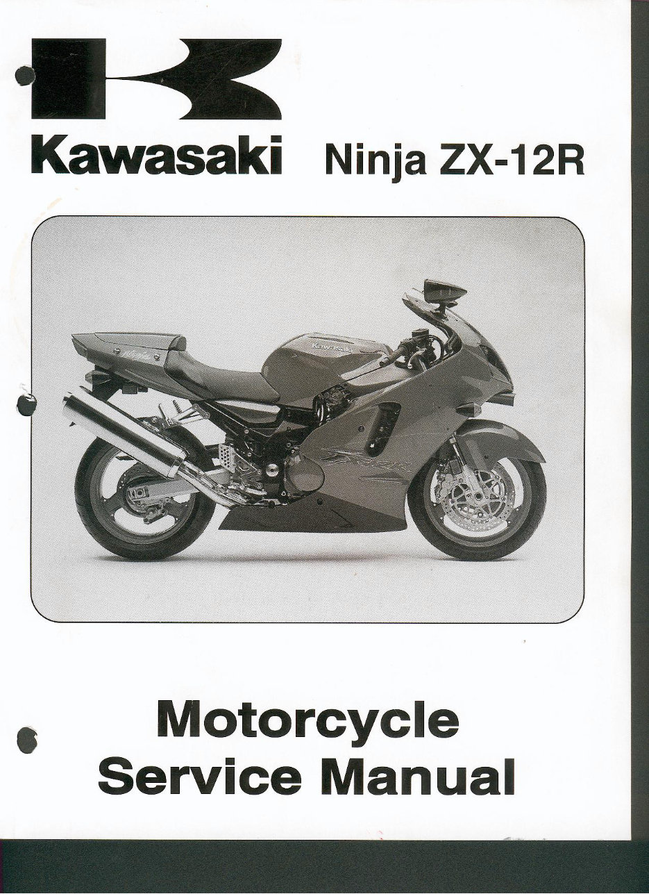 Kawasaki Ninja ZX-12R サービスマニュアル 2000年式 Kawasaki Ninja ZX12R 2000 Factory Service & Work Shop Manual