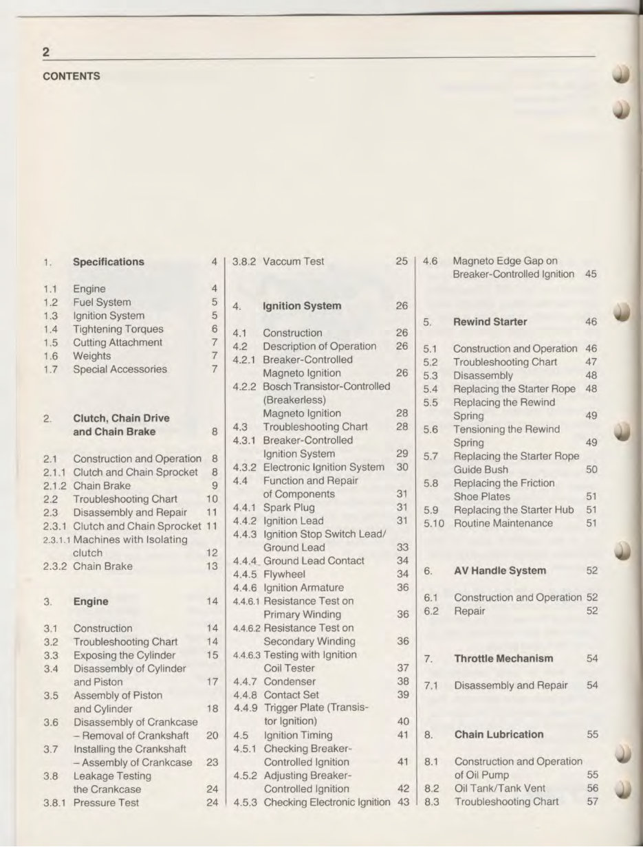 Stihl 050 051 075 076 Chainsaw Full Service & Repair Manual preview img 4