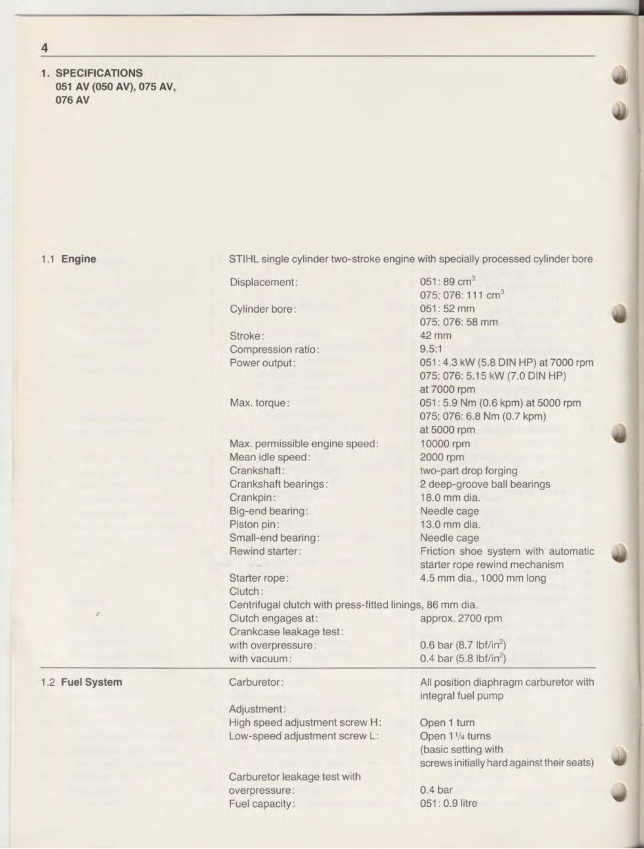 Stihl 050 051 075 076 Chainsaw Full Service & Repair Manual preview img 6