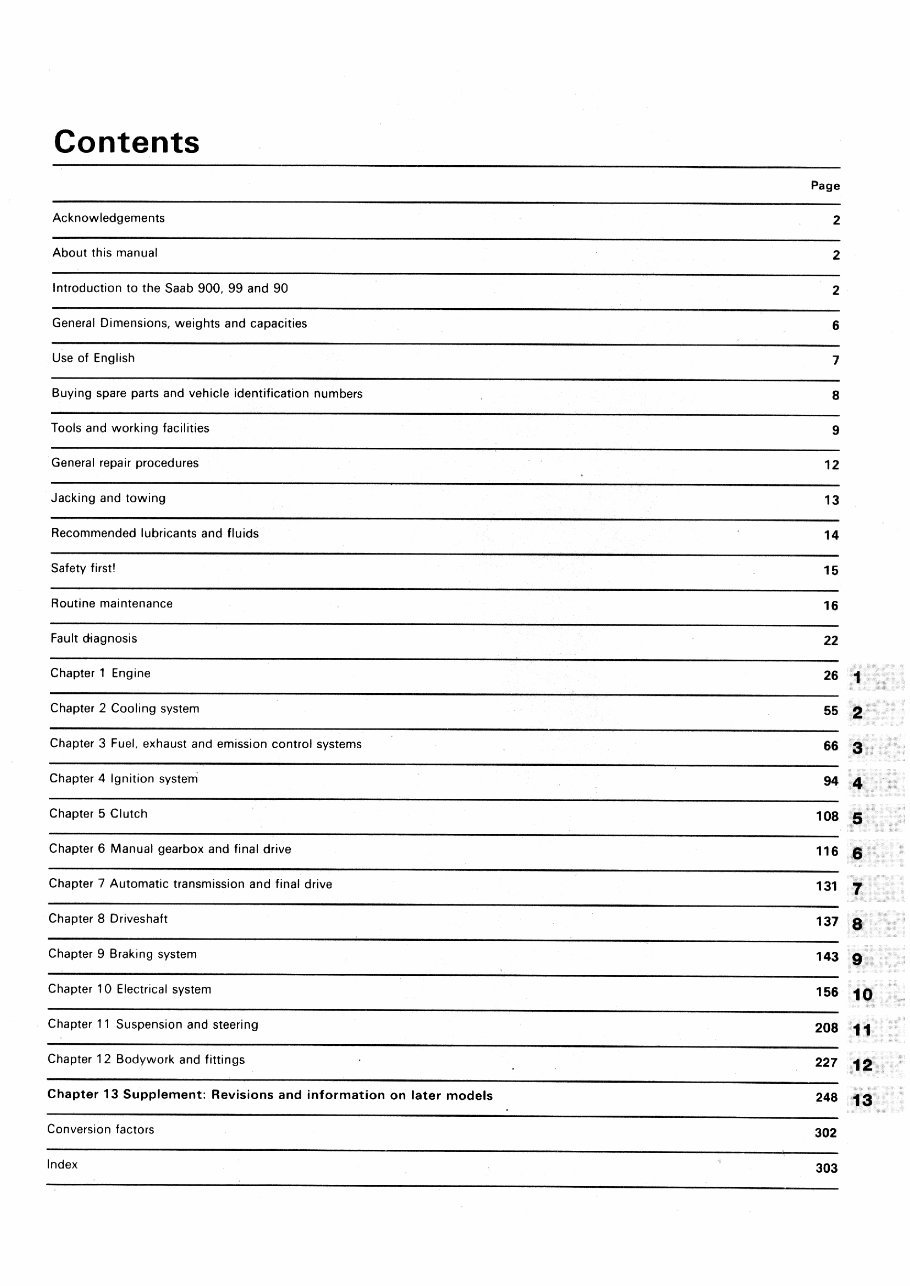 1992 Saab 900 Repair Manual preview img 3