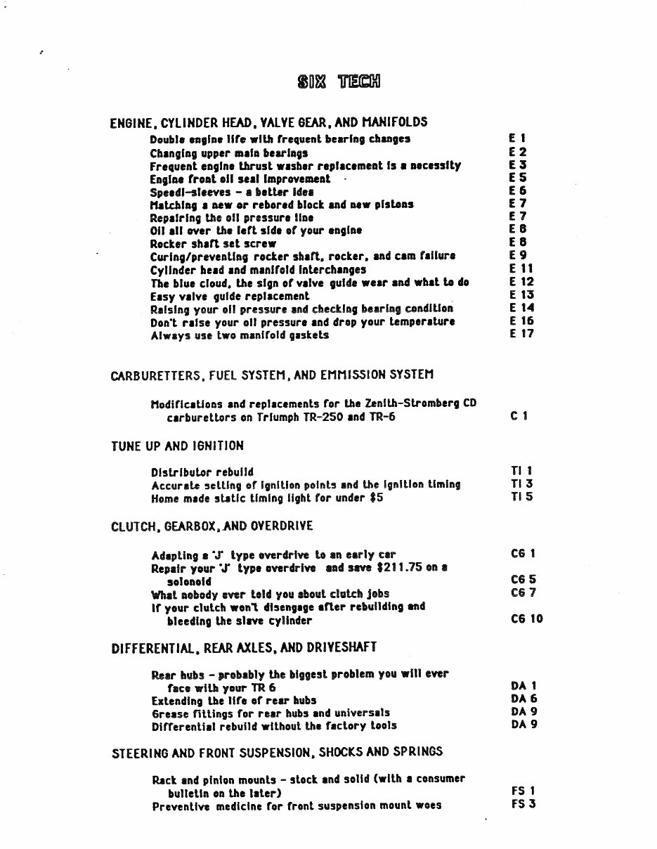 TRIUMPH TR6 Service Repair Workshop Manual preview img 5