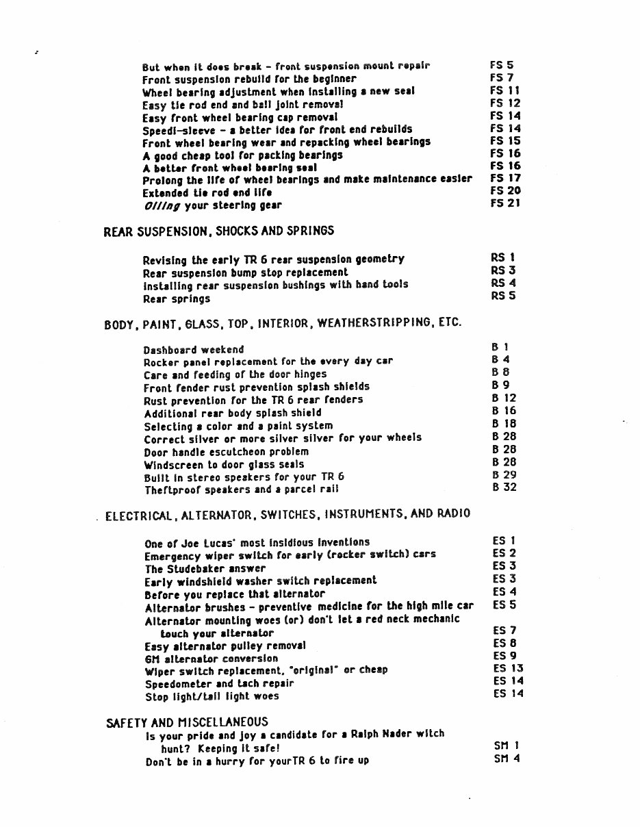 TRIUMPH TR6 Service Repair Workshop Manual preview img 6