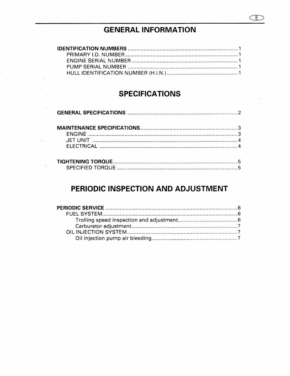 YAMAHA WB700AU / WB700R / WB700S WAVEBLASTER Service & Repair Manual (1993 1994 1995 1996) - ! preview img 4