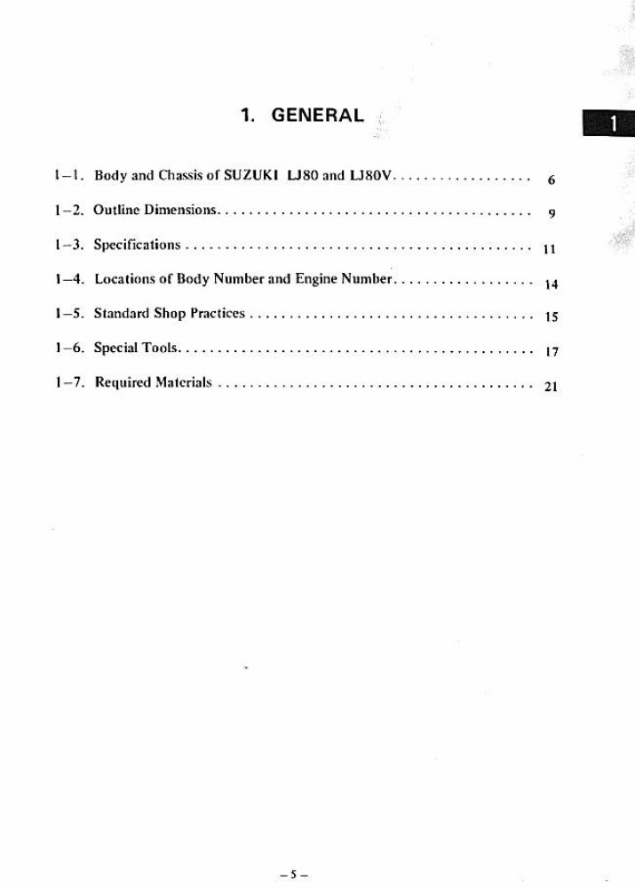 1979-1980 Suzuki LJ80 Repair Service Manual preview img 2