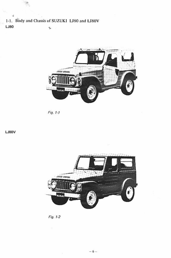 1979-1980 Suzuki LJ80 Repair Service Manual preview img 3