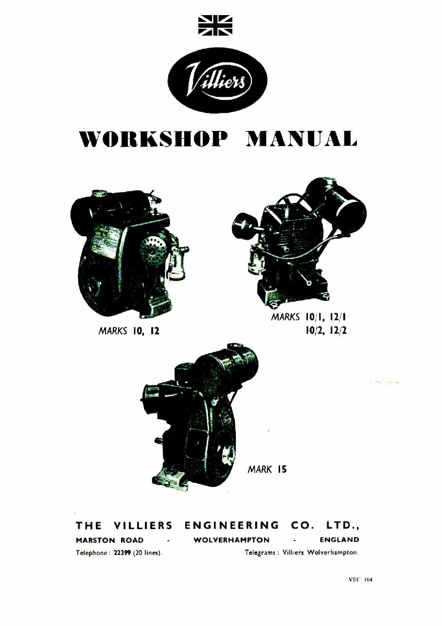 Villiers Stationary Engine 10 12 - 15 Workshop Manual preview img 2