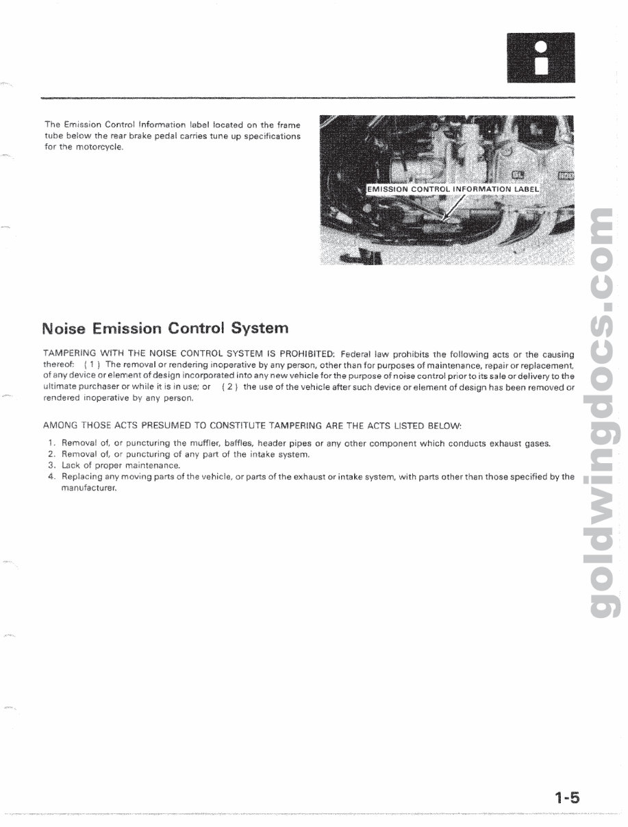 1980-1983 Honda GL1100 Gold Wing Service & Repair Manual preview img 6
