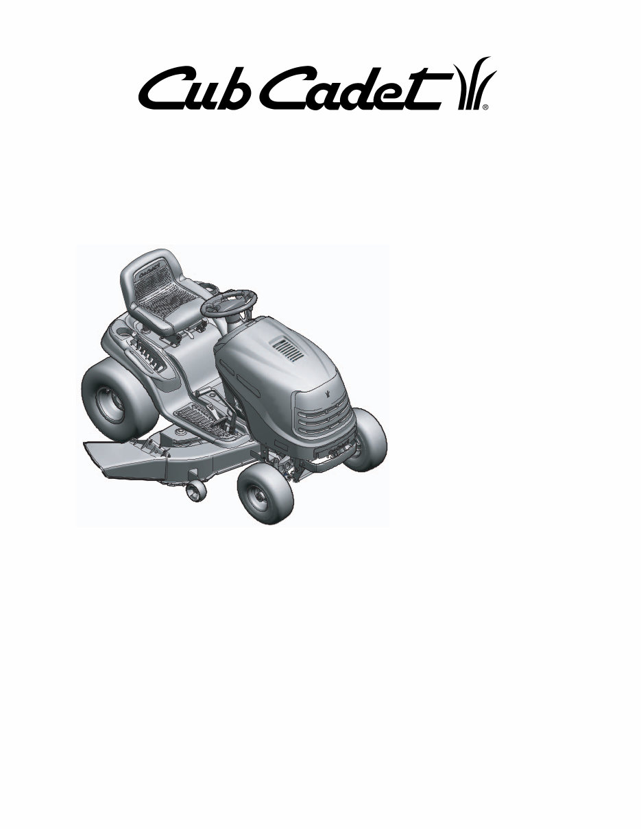 Cub Cadet LT 1042 Factory Service & Work Shop Manual preview img 1