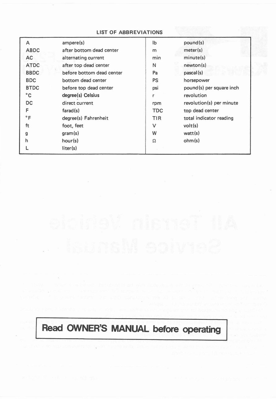 1988-2002 Kawasaki Bayou 220 KLF220 Service & Repair Manual preview img 3