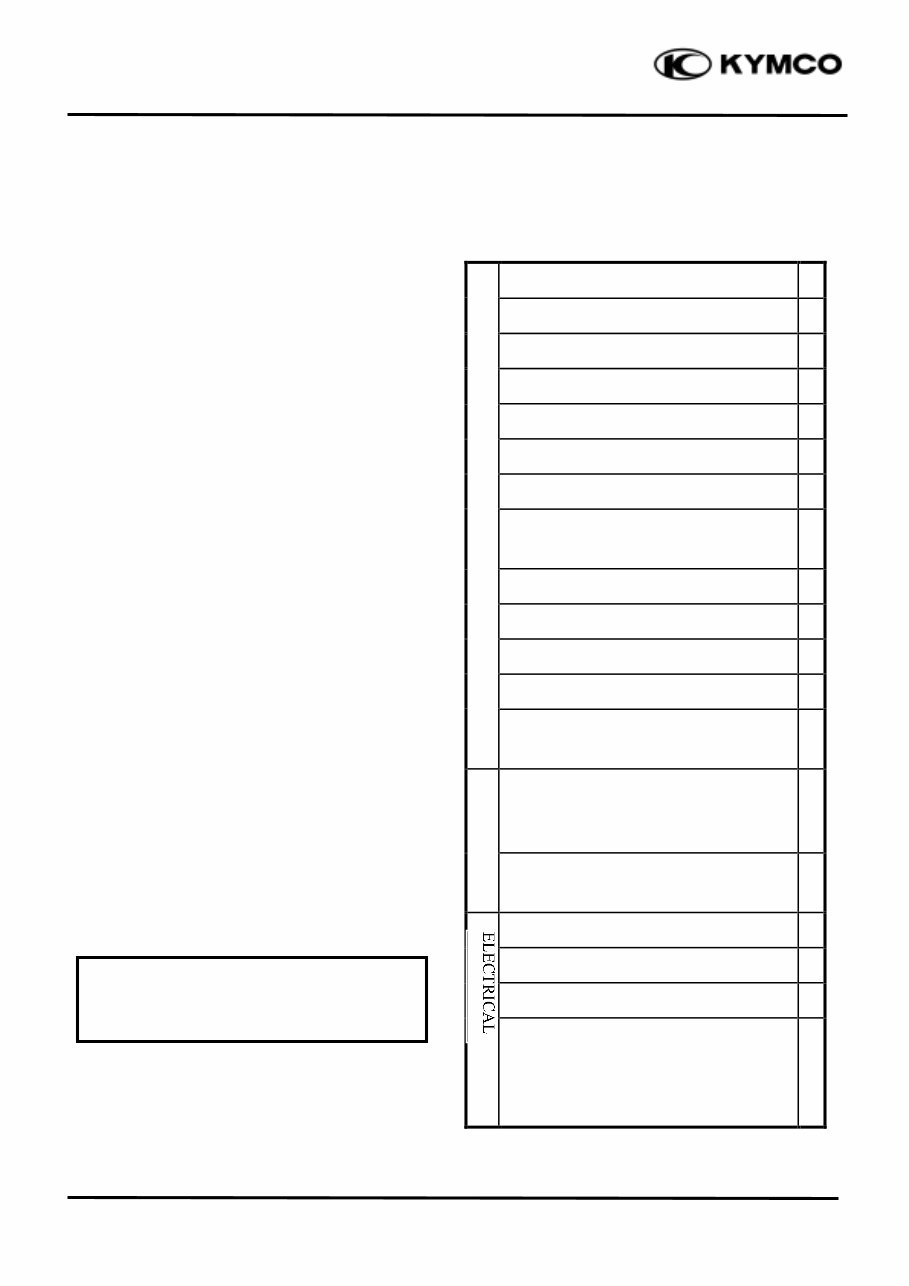Kymco Grand Dink 250 Scooter Repair Manual preview img 1