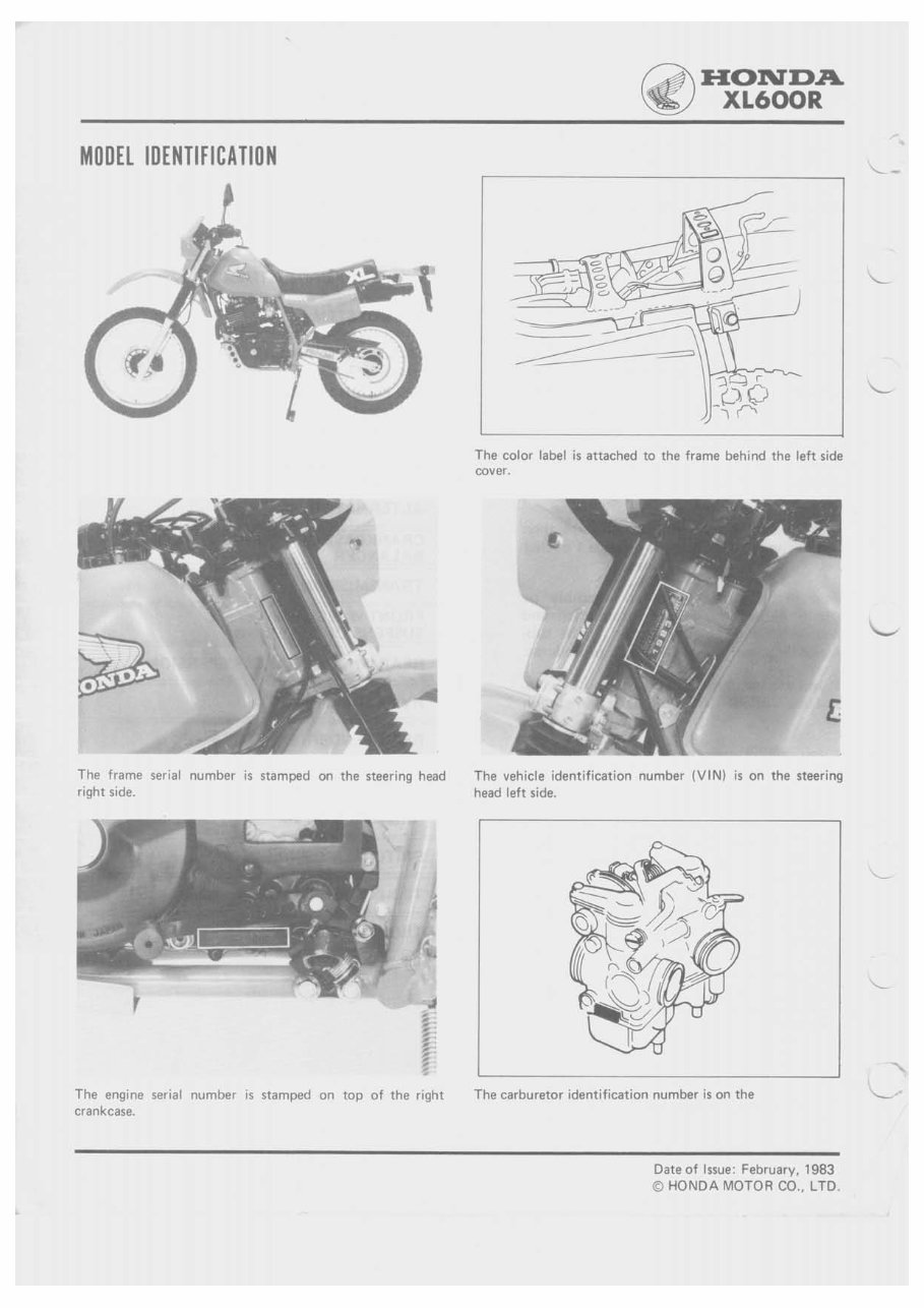 HONDA XR600R Full Service & Repair Manual preview img 4