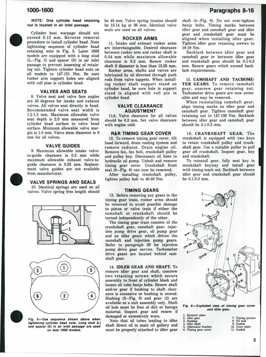 Ford Series 1000-1600 Tractors OEM Service & Repair Manual preview img 4