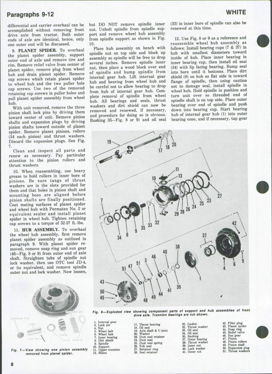 White 2-70 / 2-85 / 2-105 / 2-150 Tractor Service & Repair Manual preview img 7