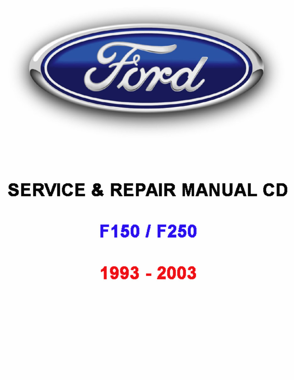 1993-2003 Ford F-150 / F-250 Service & Repair Manual preview img 1