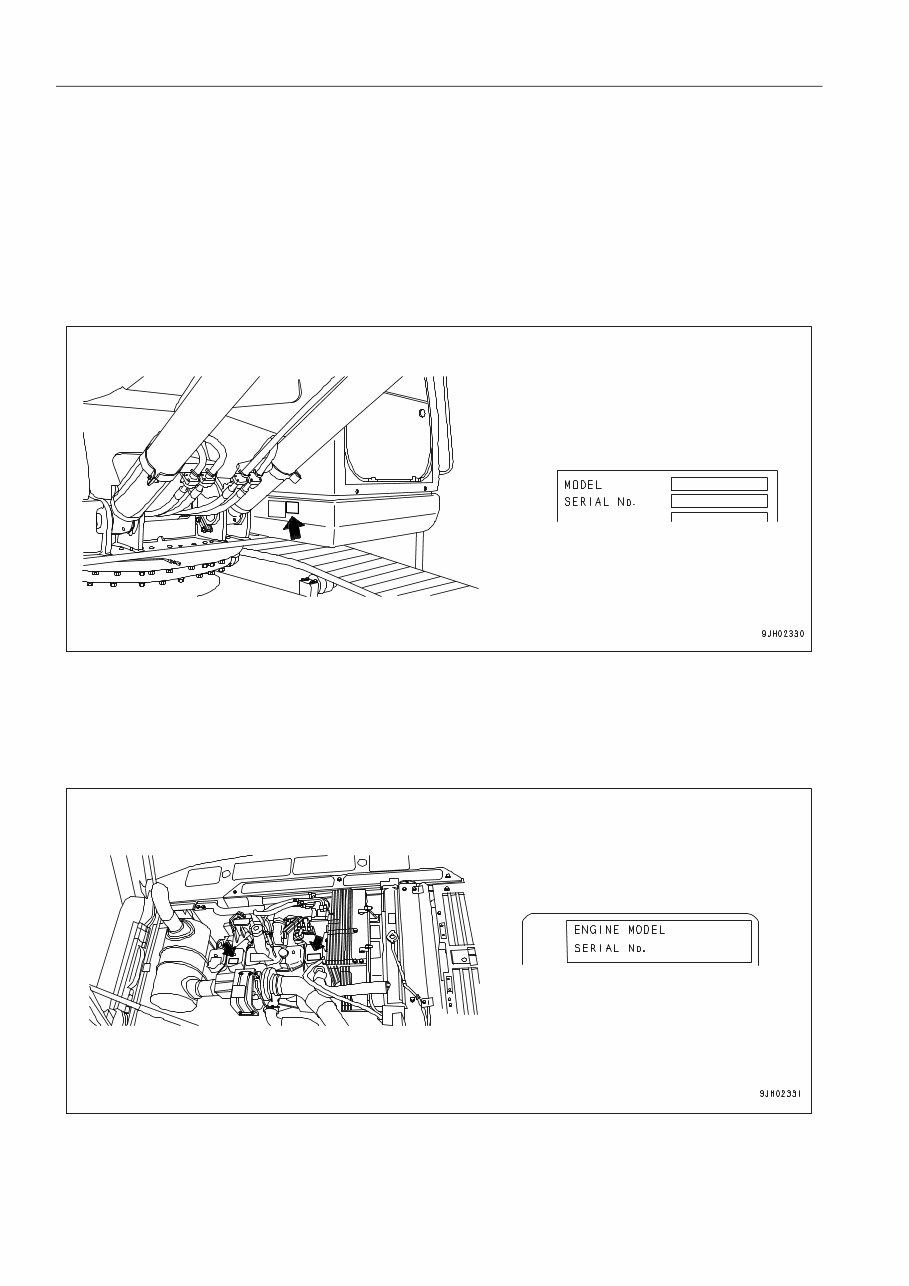 KOMATSU PC200-7, PC200LC-7, PC220-7, PC220LC-7 Hydraulic Excavator Operation & Maintenance Manual preview img 8