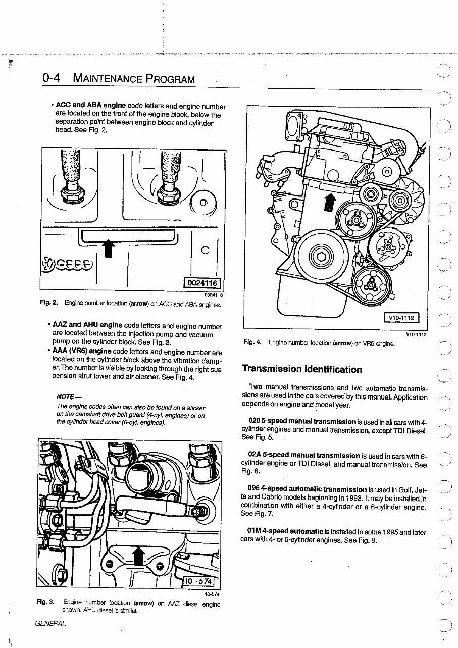 2001 Volkswagen Golf Service & Repair Manual preview img 10