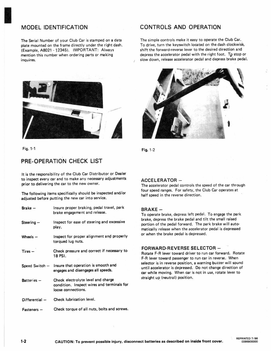 1981-1985 Club Car DS Electric Vehicle Golf Cart Repair preview img 10