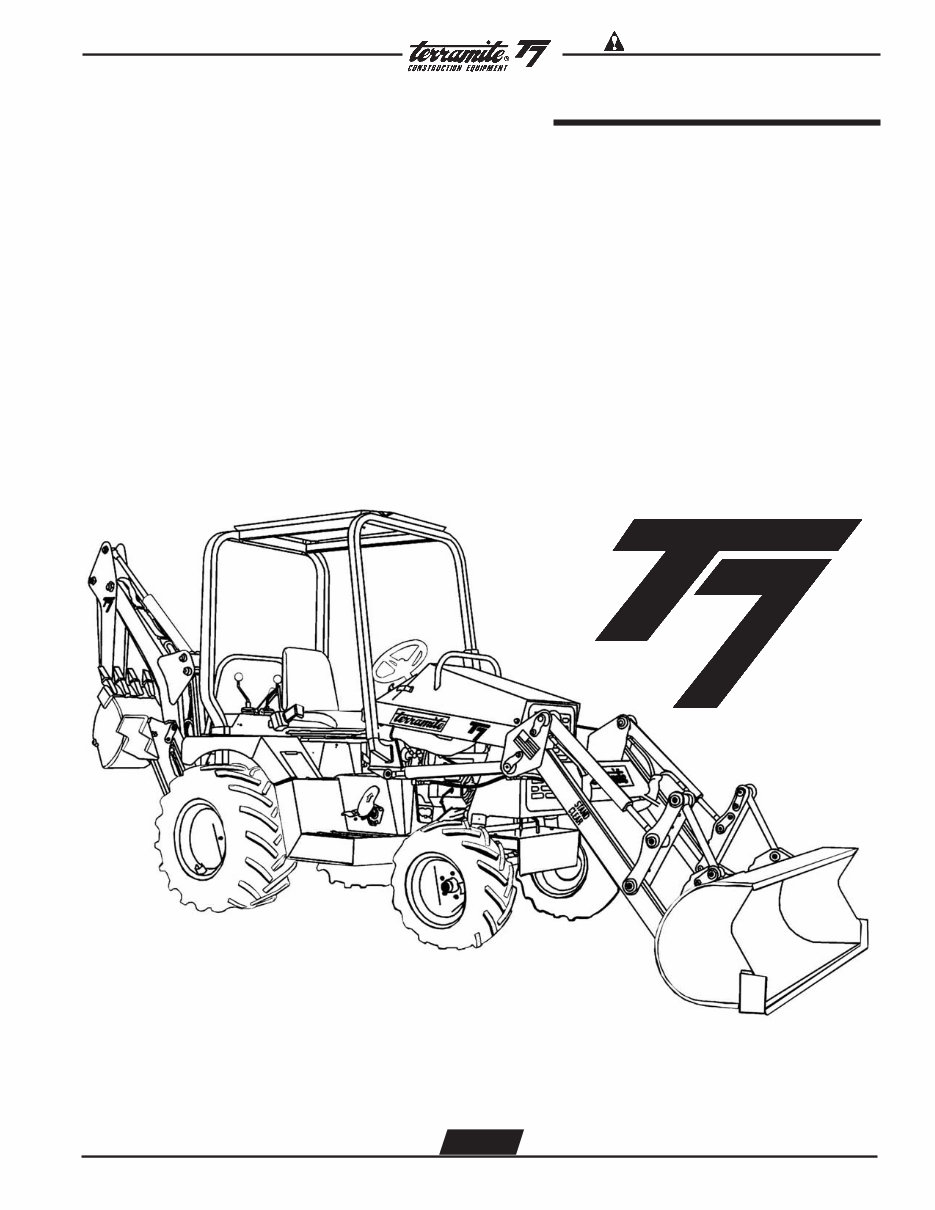 Terramite T7 Compact Tractor Loader Backhoe Parts Manual preview img 3