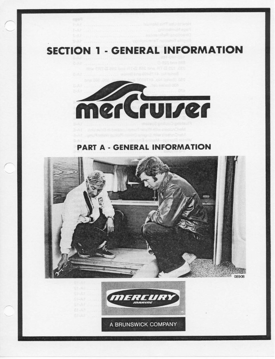 Mercury Mercruiser #2 Stern Drive Units and Marine Engines Service Repair Manual 1974-1977 preview img 9