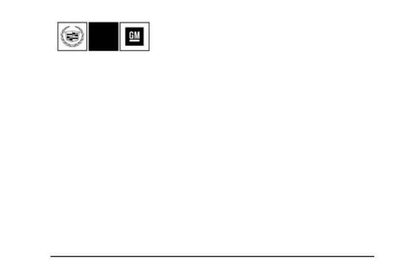 2004-2009 Cadillac SRX Owners Manual preview img 2