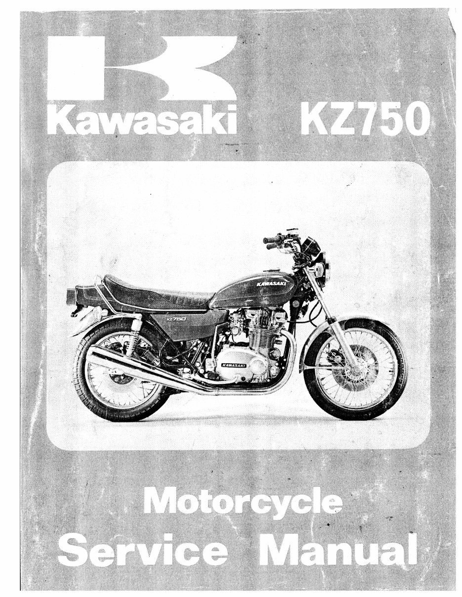 1976-1988 Kawasaki KZ750 Service & Repair Manual preview img 1