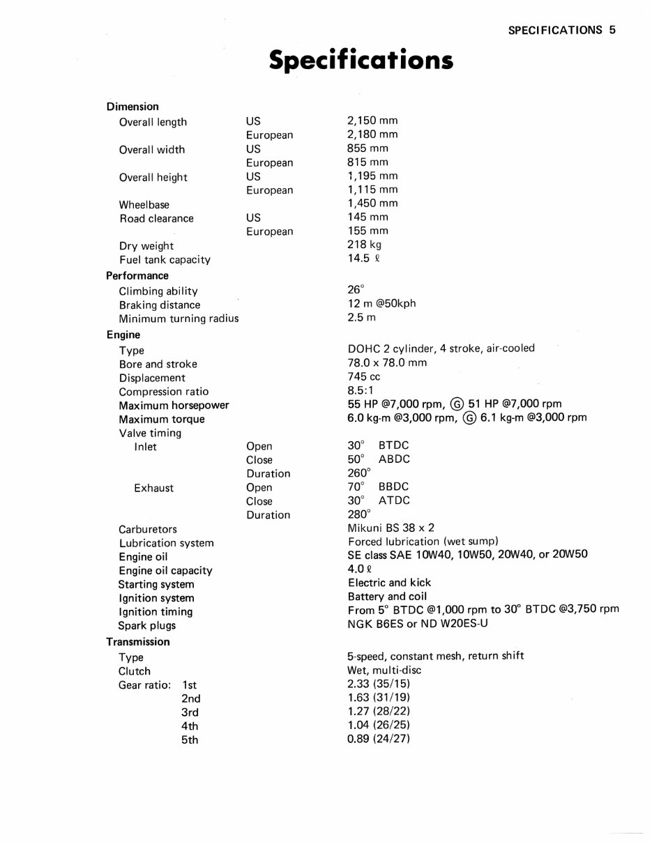 1976-1988 Kawasaki KZ750 Service & Repair Manual preview img 10