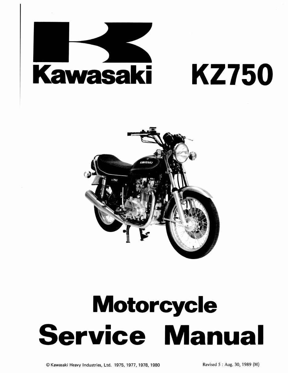 1976-1988 Kawasaki KZ750 Service & Repair Manual preview img 4